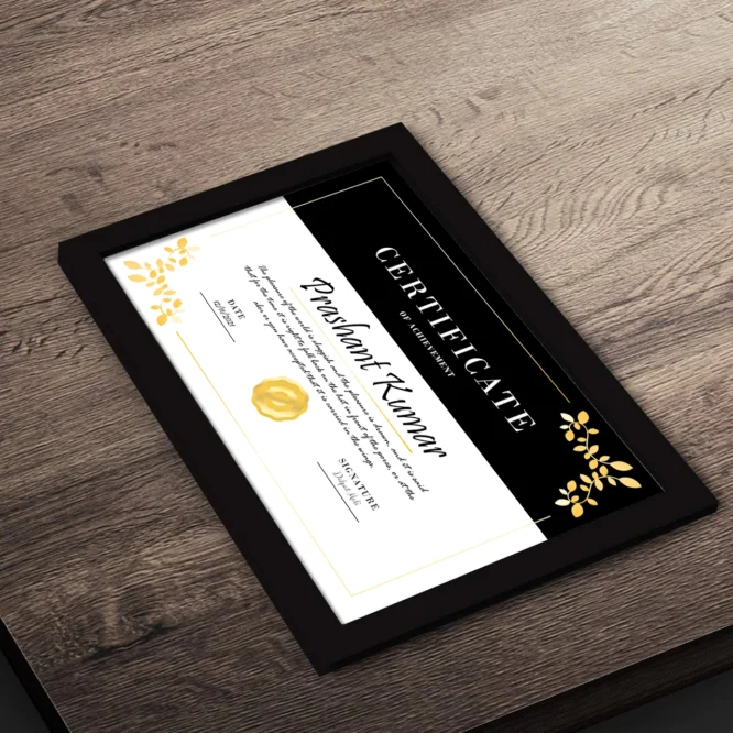 Corporate Achievements Certificate Frame - Image 3